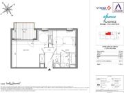 Appartement 2 pièces 44 m²