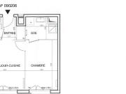 Appartement 2 pièces 44 m²