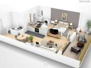 Appartement 2 pièces 45 m²
