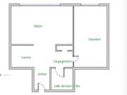 Appartement 2 pièces 46 m²