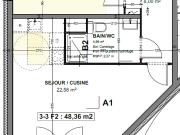 Appartement · 2 pièces · 48.65 m²