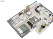 Appartement 2 pièces 48 m²