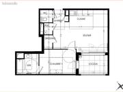 Appartement 2 pièces 49 m²