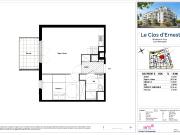 Appartement · 2 pièces · 51.55 m²