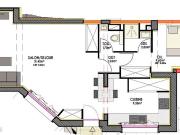 Appartement 2 pièces 55 m²