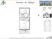 Appartement 2 pièces 57 m²