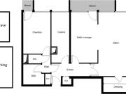 Appartement 2 pièces 69 m²