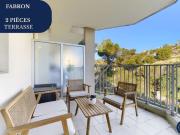 Appartement 2 pièces rénové – Grande terrasse – Fabron