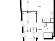 Appartement 3 pièces 42 m²