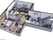 Appartement 3 pièces 47 m²