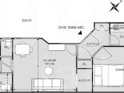 Appartement 3 pièces 47 m²