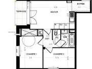 Appartement 3 pièces 49 m²