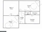 Appartement 3 pièces 52 m²