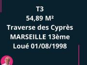 Appartement 3 pièces 54 m²