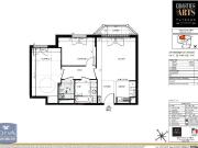 Appartement 3 pièces 57 m²