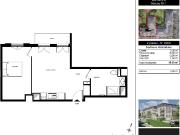 Appartement 3 pièces 58 m²