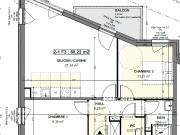 Appartement · 3 pièces · 60.22 m²