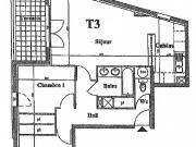 Appartement 3 pièces 60 m²