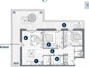 Appartement 3 pièces 61 m²