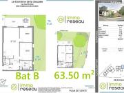 Appartement 3 pièces 63 m²