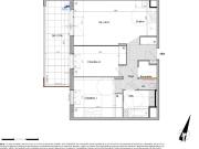 Appartement 3 pièces 63 m²