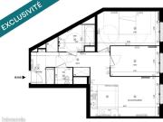 Appartement 3 pièces 64 m²