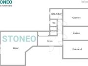 Appartement 3 pièces 65 m²