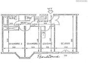 Appartement 3 pièces 66 m²