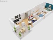 Appartement 3 pièces 66 m²