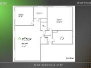 Appartement 3 pièces 66 m²