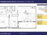 Appartement 3 pièces 68 m²