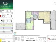 Appartement 3 pièces 68 m²