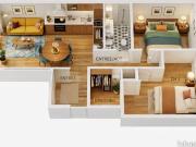 Appartement 3 pièces 69 m²