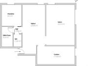 Appartement 3 pièces 70 m²