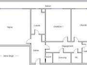 Appartement 3 pièces 70 m²
