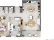 Appartement 3 pièces 71 m²