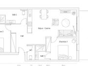 Appartement 3 pièces 72 m²