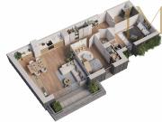 Appartement 3 pièces 73 m²