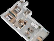 Appartement 3 pièces 82 m²