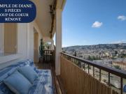 Appartement 3 pièces – dernier étage rénové – vue...