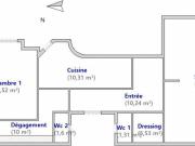 Appartement 4 pièces 109 m²