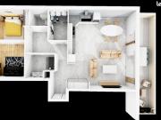 Appartement 4 pièces 84 m²