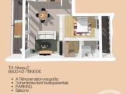 Appartement 4 pièces 87 m²