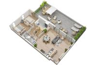 Appartement 5 pièces 147 m²