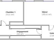 Appartement 96 m2 4 pièces