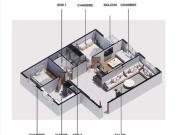 Appartement à vendre 88 m² à Temara