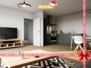 Appartement Beziers 4 pièces JARDIN FOUCAULT