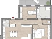 Appartement confortable de 3,5 pièces à la campagne |...