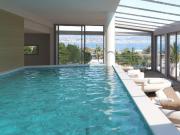 Appartement contemporain avec terrasse et piscine