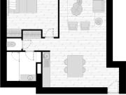 Appartement de 2 pièces 60 m² dans le 6e arrondissement...